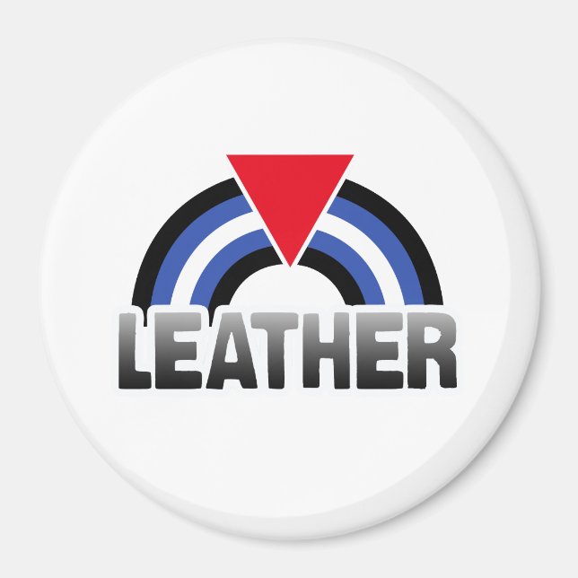 Lederner queer Stolz Magnet (Vorne)