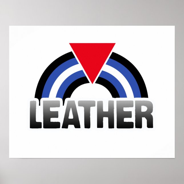 Lederner queer Stolz Poster (Vorne)