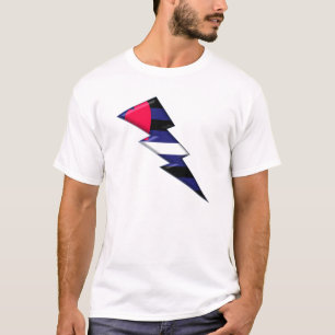 Lederner Stolz-Blitz-Bolzen T-Shirt