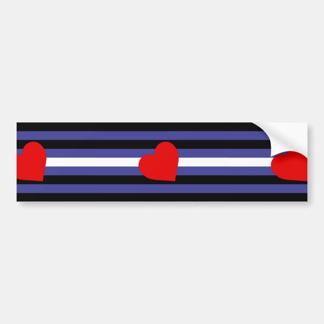 Lederner Stolz-Flagge Autoaufkleber (Vorne)