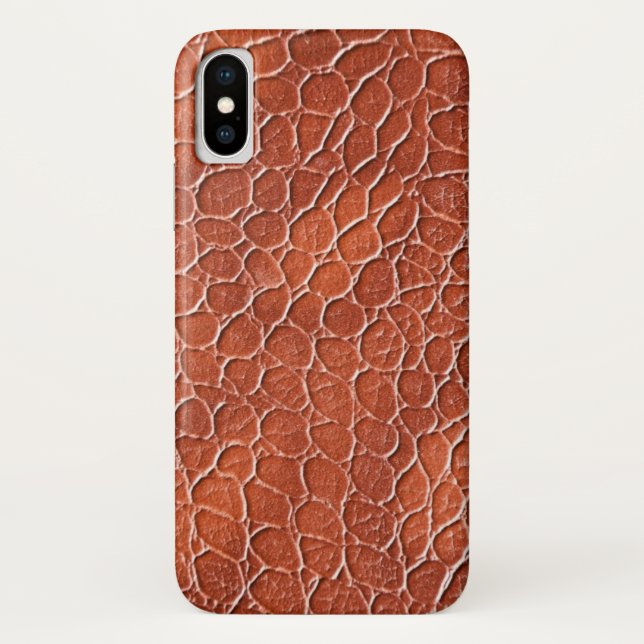 Ledernes Muster Case-Mate iPhone Hülle (Rückseite)