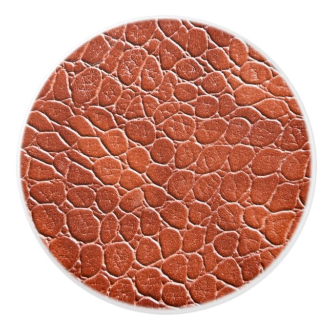 Ledernes Muster Keramikknauf (Vorderseite)