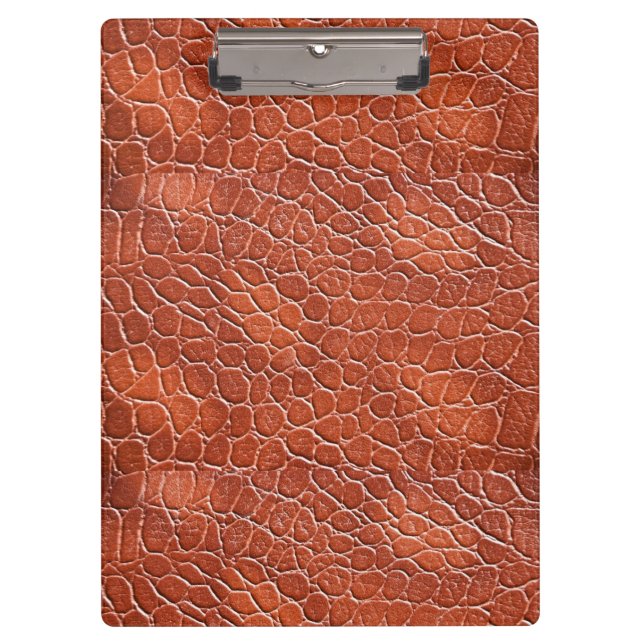 Ledernes Muster Klemmbrett (Vorderseite)