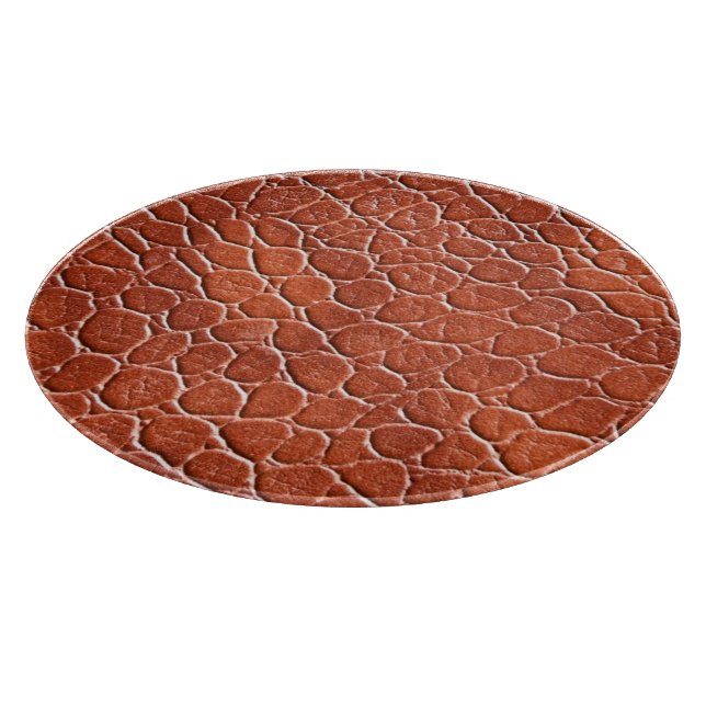 Ledernes Muster Schneidebrett (Ecke)