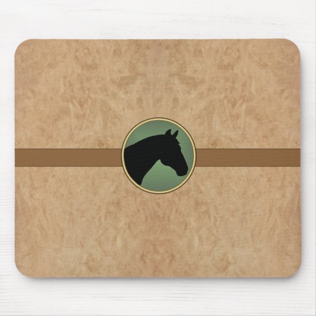 Ledernes Pferd MousePad (Vorne)