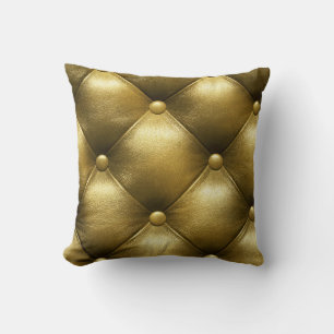 Ledersofa Eleganz: Luxuriöse Polsterung. Kissen
