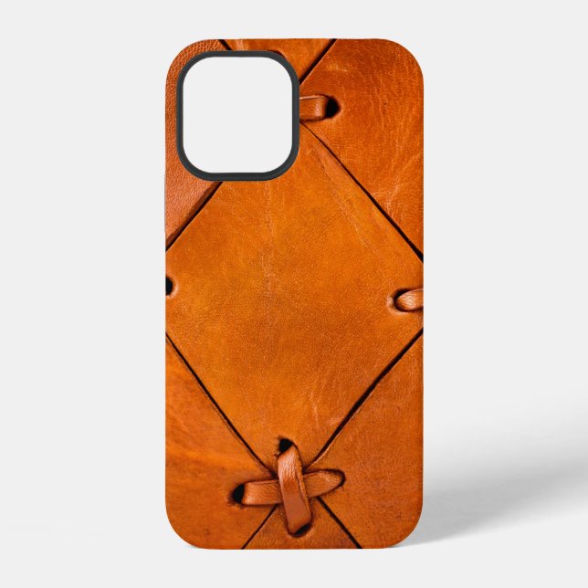 Lederstruktur. iPhone Hülle (Rückseite)