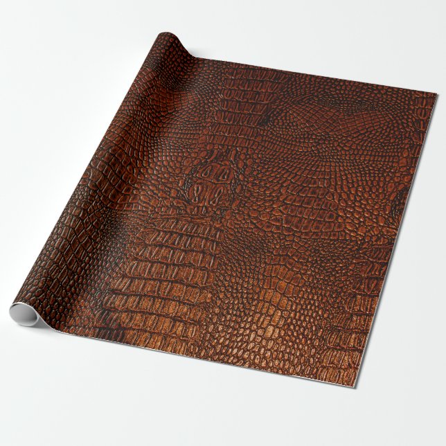 Ledertextilien, braun, abstrakt, antik, ,ba geschenkpapier (Ungerollt)