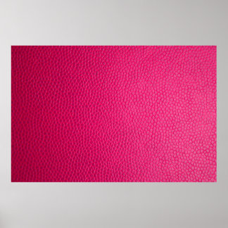 Ledertextur aus rosa Leder Poster