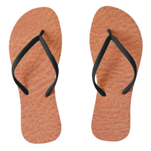 Ledertextur Flip Flops