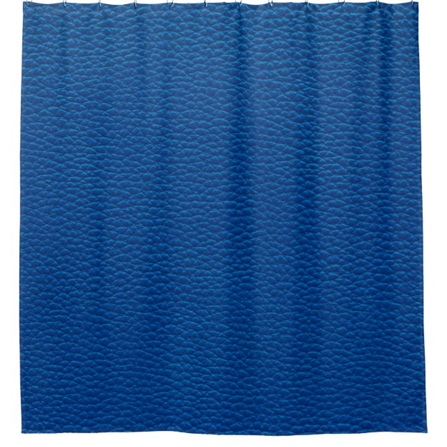 Ledertextur im Hintergrund, blau,textur Duschvorhang (Vorderseite)