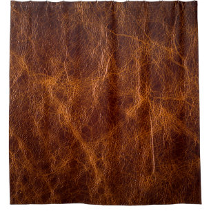 Ledertextur in Braun,Textur,Hintergrund,ar Duschvorhang
