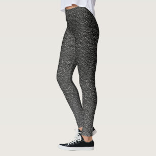 Ledertextur Leggings