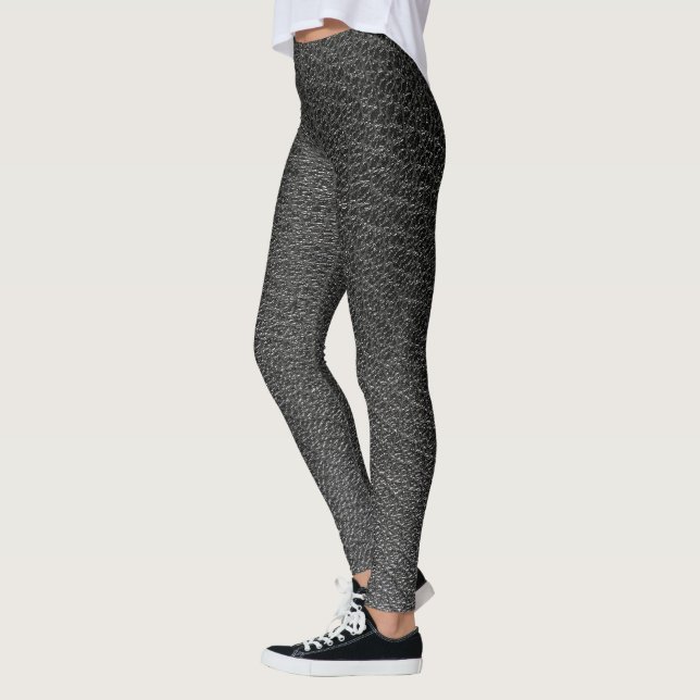 Ledertextur Leggings (Links)