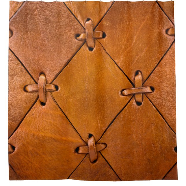 Ledertextur, natürliche Selektion Details. Duschvorhang (Vorderseite)