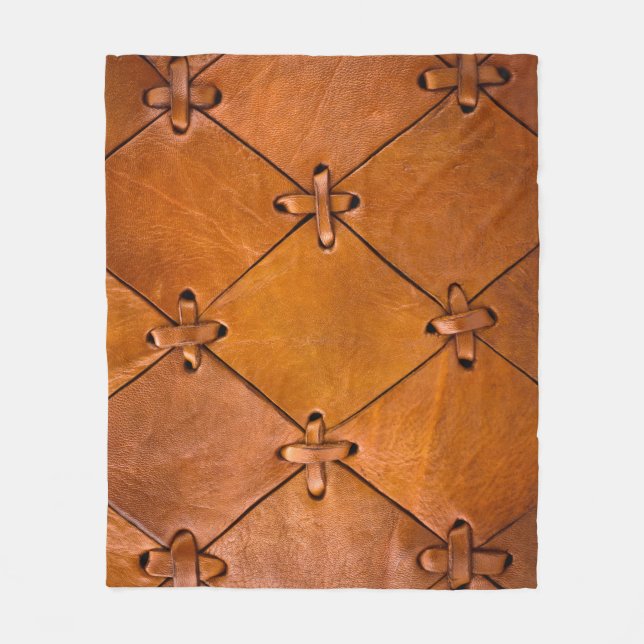 Ledertextur, natürliche Selektion Details. Fleecedecke (Vorderseite)