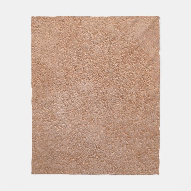 Ledertextur Wildleder-Hintergrund-Muster natürlich Fleecedecke (Vorderseite)