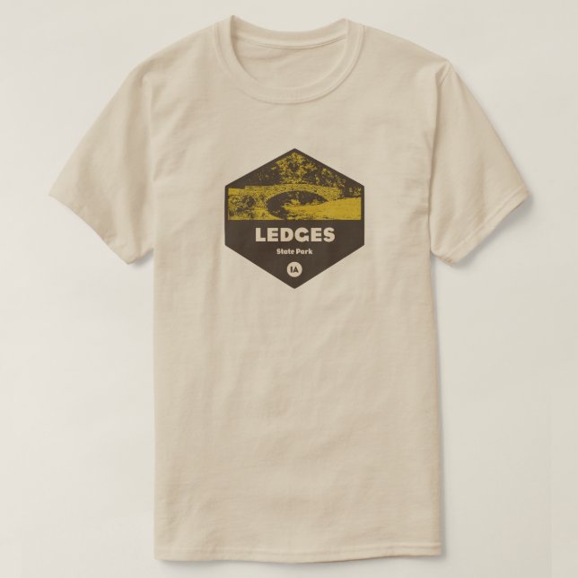 Ledges Staat Park Iowa T-Shirt (Design vorne)