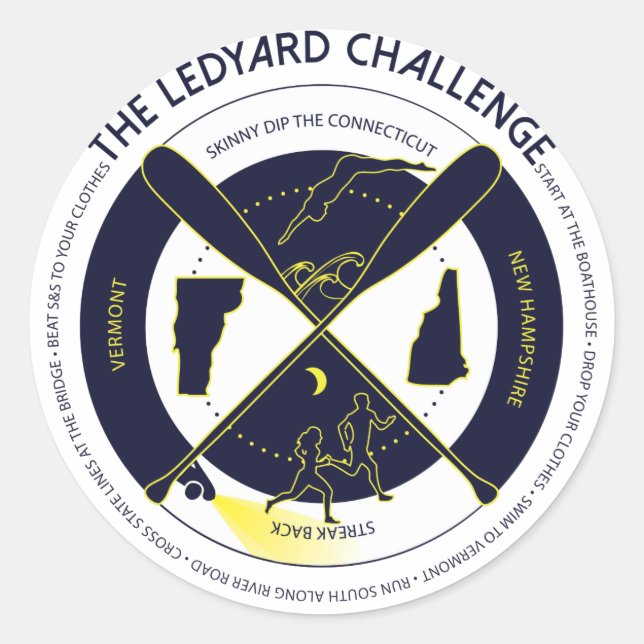 Ledyard Challenge Sticker (Vorderseite)