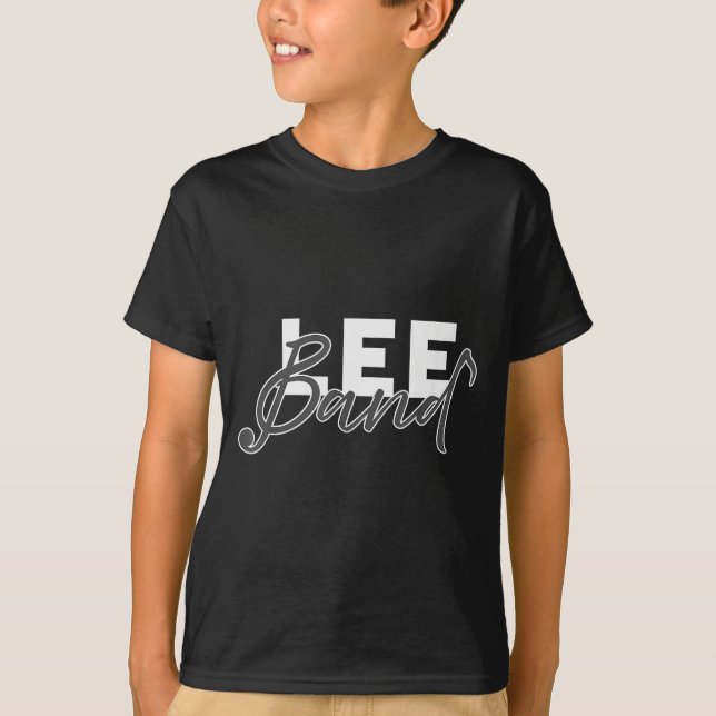 Lee Band Booster New Logo Red Only  T-Shirt (Vorderseite)