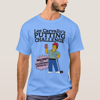 Lee Carvallos Putting Challenge lustige Familie vi T-Shirt
