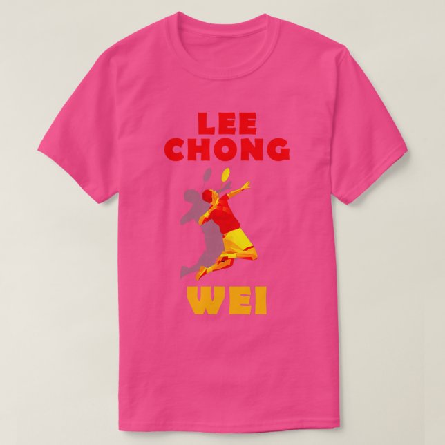 Lee Chong Wei Badminton T-Shirt (Design vorne)