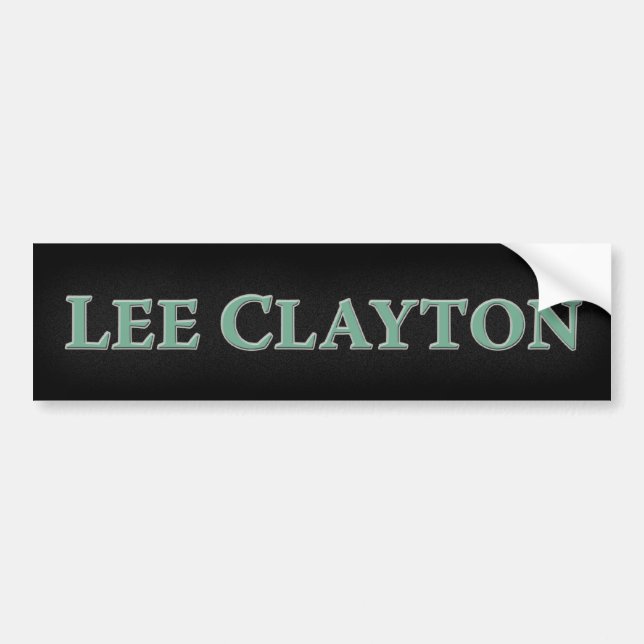 Lee Clayton Autoaufkleber (Vorne)