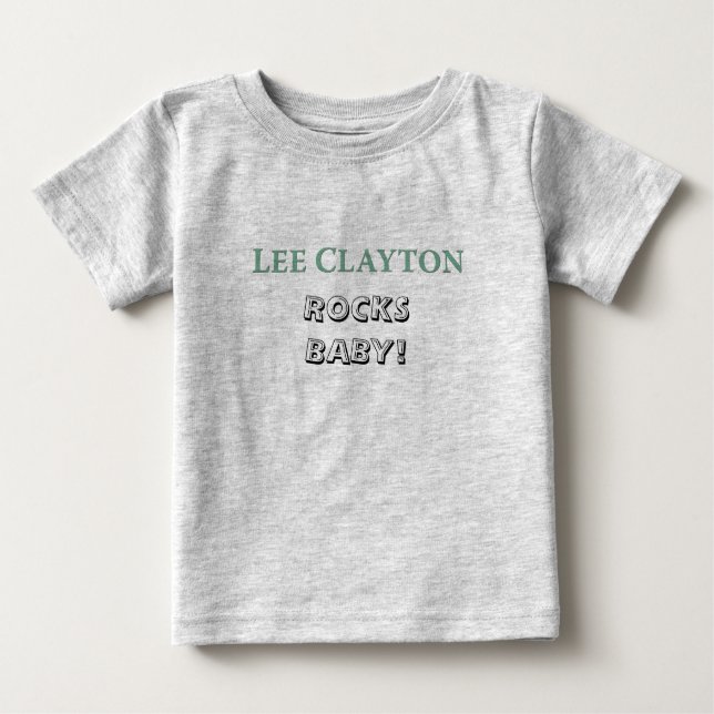 Lee Clayton schaukelt Baby-Shirt Baby T-shirt (Vorderseite)