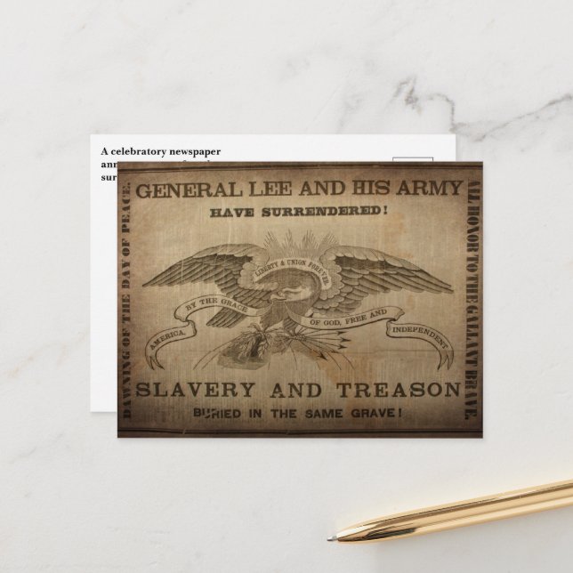 Lee gibt ab! Postkarte (Vorderseite/Rückseite Beispiel)