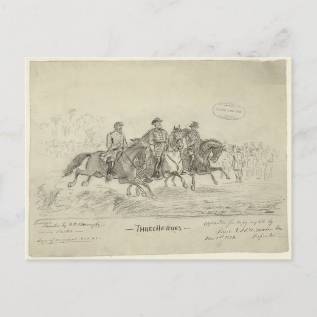 Lee, Jackson, Stuart Postkarte (Vorderseite)