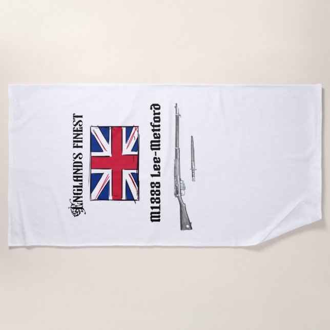 Lee Metford Gewehr Strandtuch (Vorderseite)