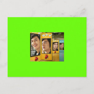 Lee min ho Fans für immer Postkarte