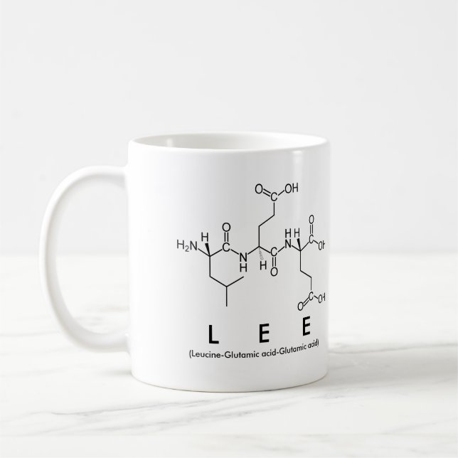 Lee Peptidname Tasse (Links)