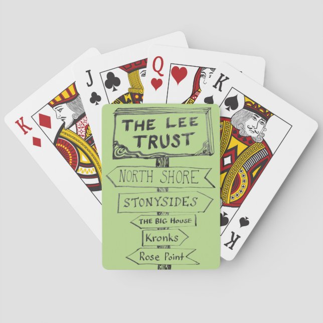 Lee Trust 50-jährige Playing Cards Spielkarten (Rückseite)