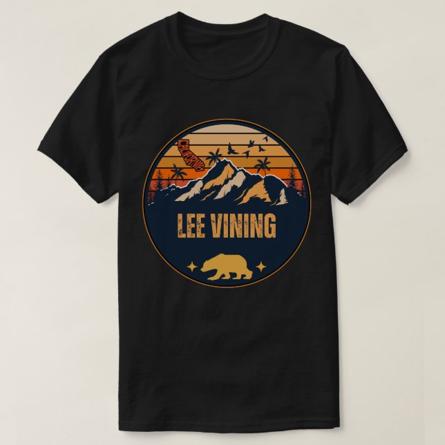 Lee Vining, Kalifornien T-Shirt (Design vorne)