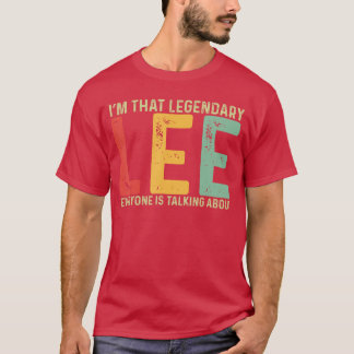 Lee Vorname Vorname Lustiger Lee Spruch Lee  T-Shirt
