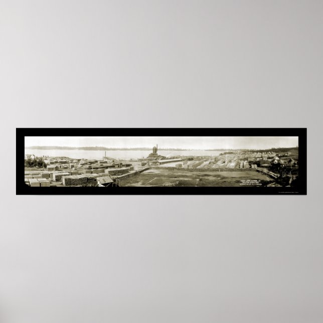 Leech Lake Lumber Walker, MN Foto 1915 Poster (Vorne)