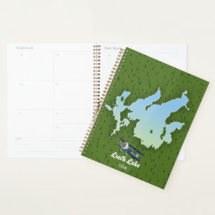 Leech Lake Travel Map Planer