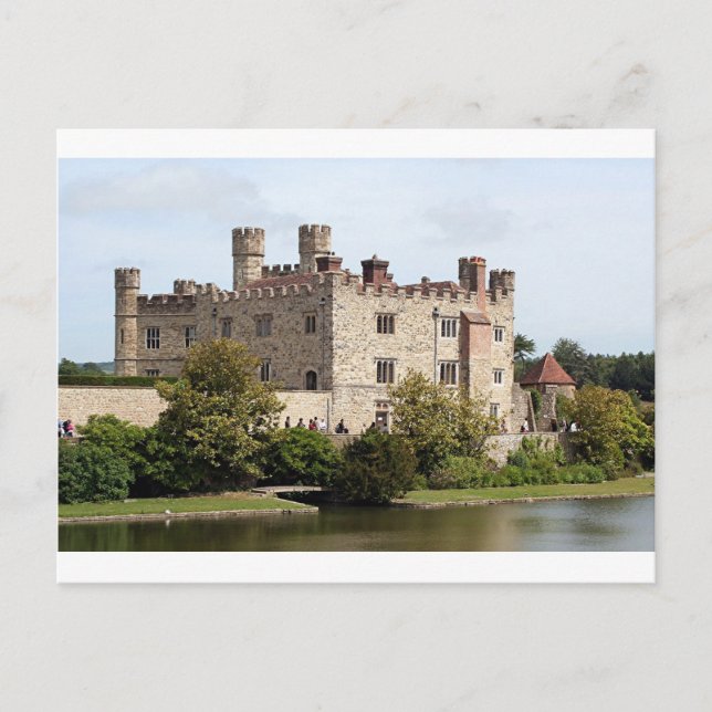 Leeds Castle, England, Großbritannien Postkarte (Vorderseite)