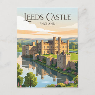 Leeds Castle England Postkarte