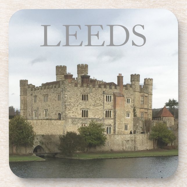 Leeds Castle Getränkeuntersetzer (Vorderseite)
