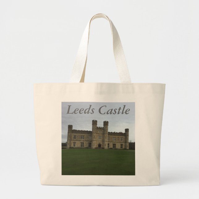Leeds Castle Jumbo Stoffbeutel (Vorne)