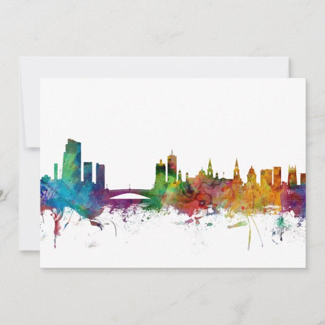 Leeds England Skyline (Vorderseite)