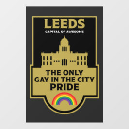 Leeds Gay Pride - Leeds England LGBT - Fensteraufkleber