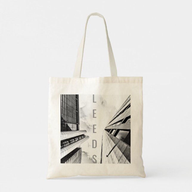 Leeds Gebäude Tote Bag Tragetasche (Rückseite)
