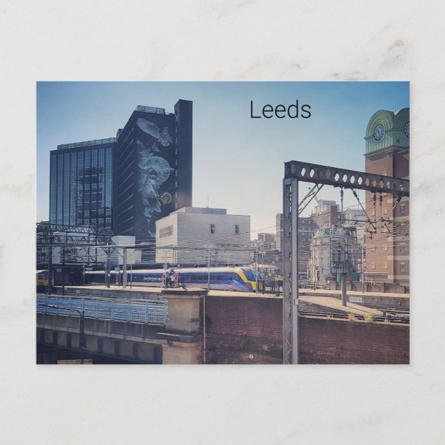 Leeds Postkarte (Vorderseite)