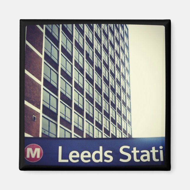 Leeds Station Magnet (Vorne)