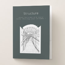 Leeds Tone Sketch Pocket Folders