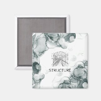 Leeds Tone Watercolor Magnet