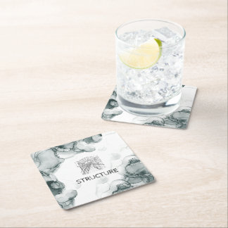 Leeds Tone Watercolor Rechteckiger Pappuntersetzer